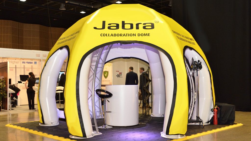 Jabra-MicroStation-Inflatable-Exhibtion-Stand- Publi air-Beurzen