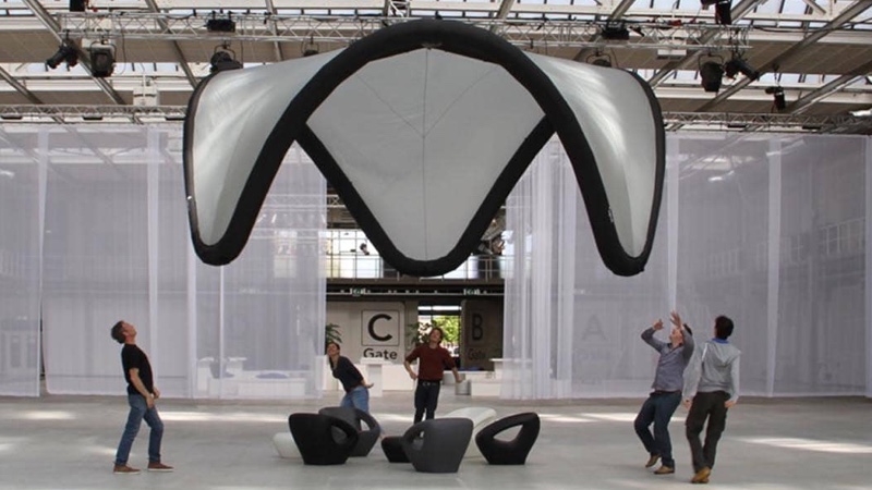 Signus one paviljoen pneumatische tent - inflatable pneumatic tent - Publi air