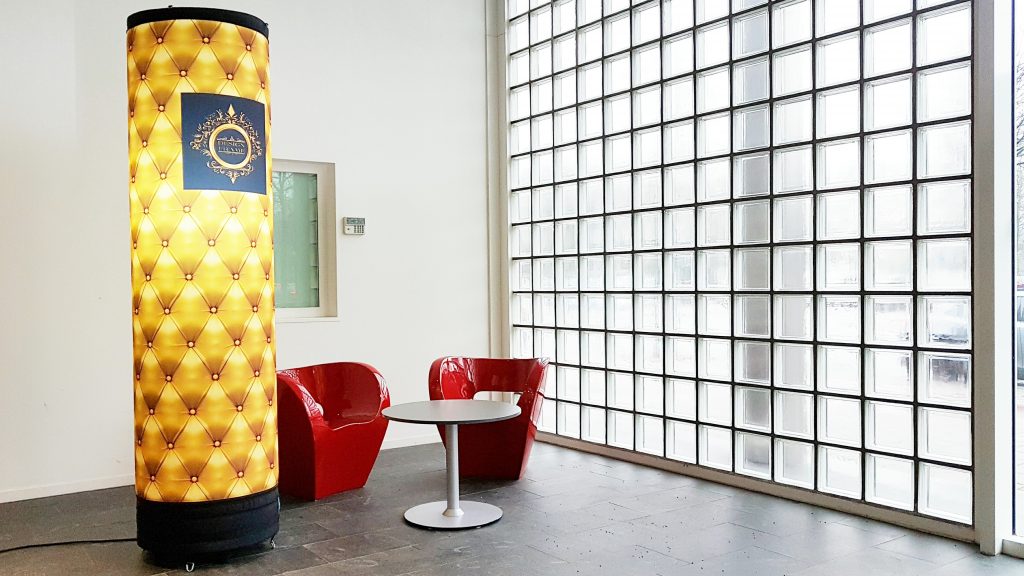 Opblaasbare banner Publi air zuilen