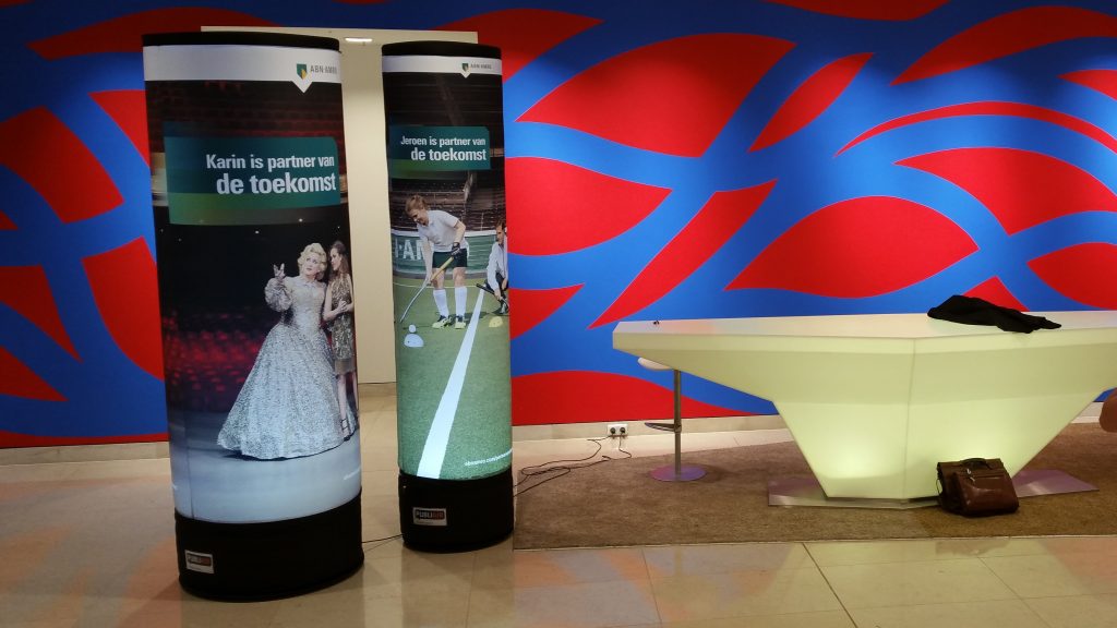 Opblaasbare banner Publi air zuilen