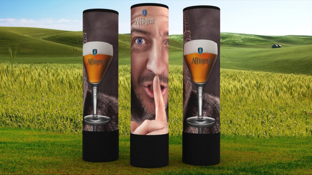 Opblaasbare banner Publi air zuilen