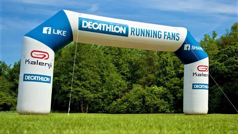 Opblaasbare boog - Publi air start en finish boog inflatable arch Decathlon