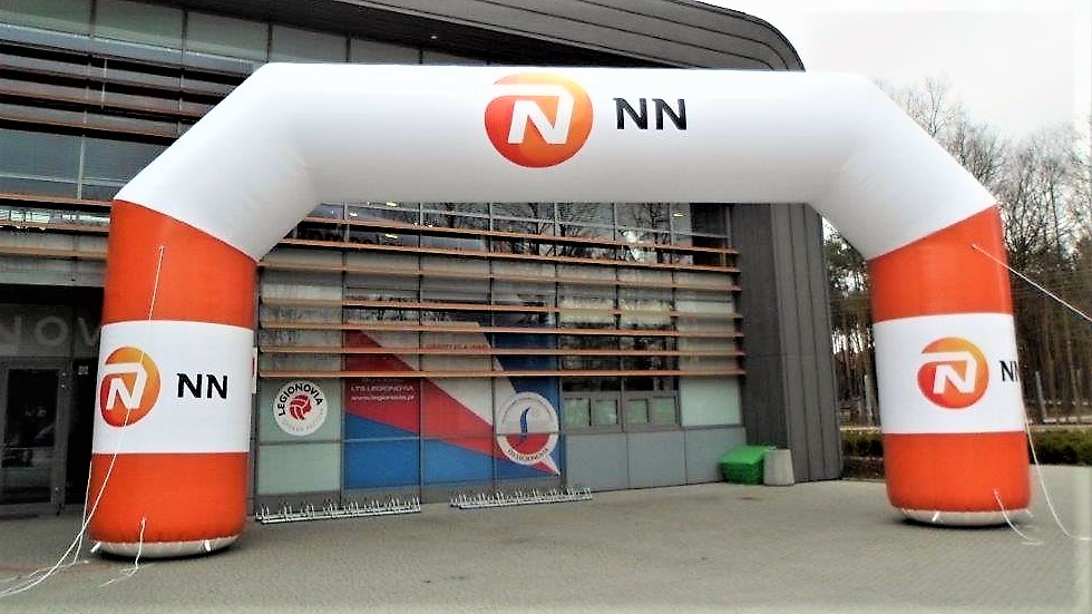 Opblaasbare wedstrijd boog - Publiair voor NN start finish boog sportevenement inflatable arch
