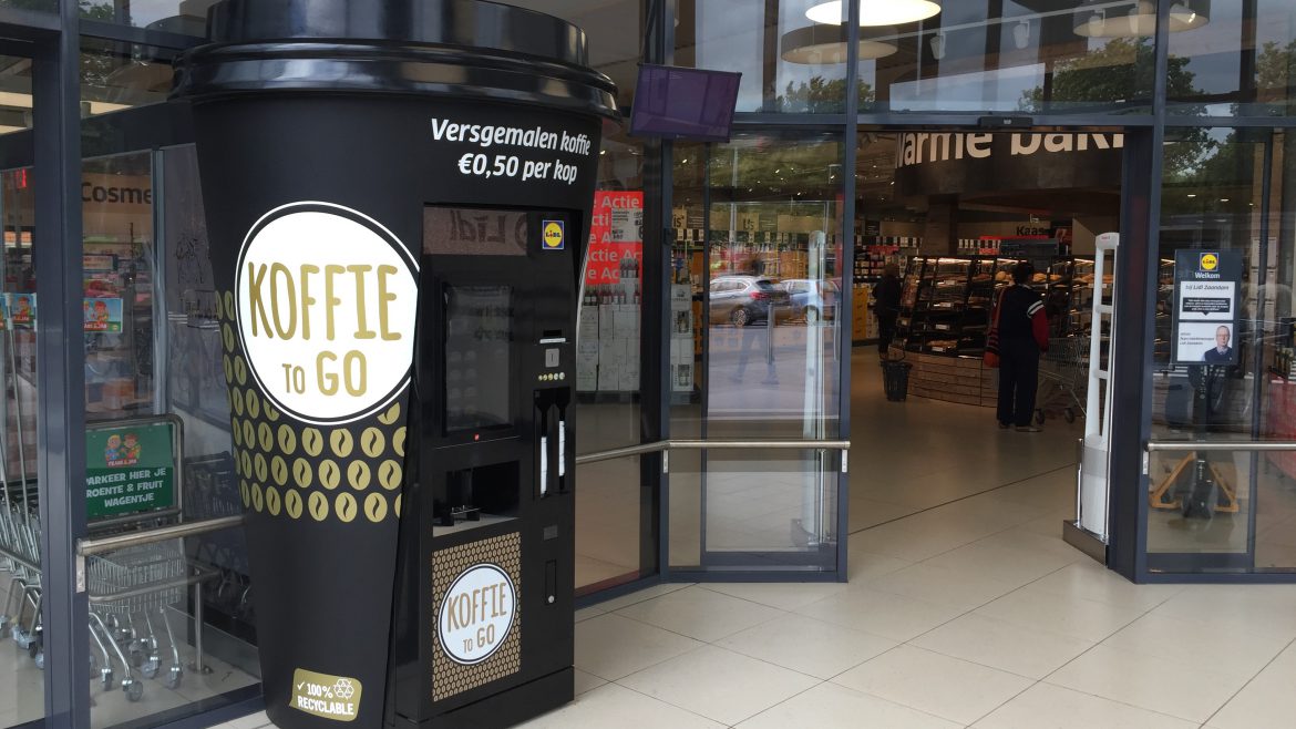 publi air solid koffie beker lidl, solid 3d items