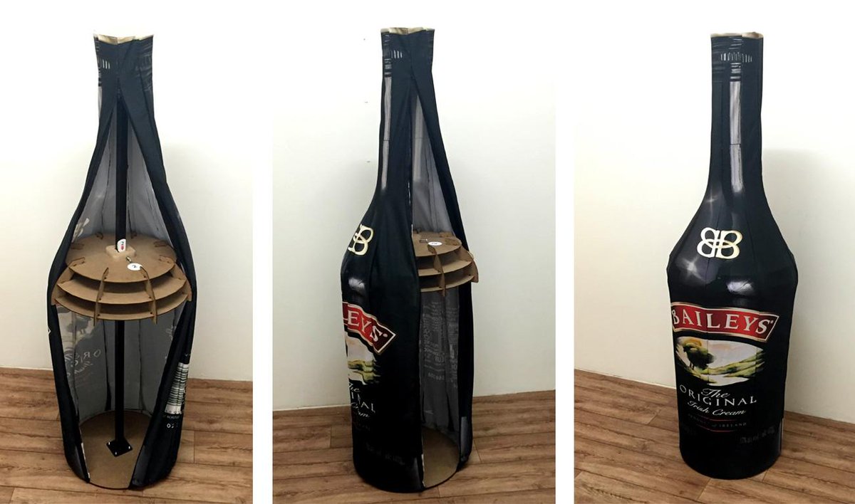 Stackawrap display baileys - publi air - display - drink - retail 