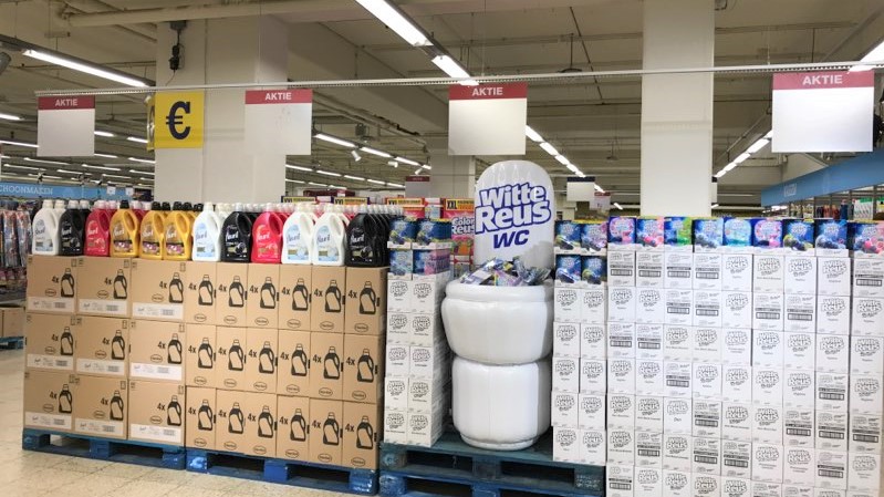 POS toilet Witte reus