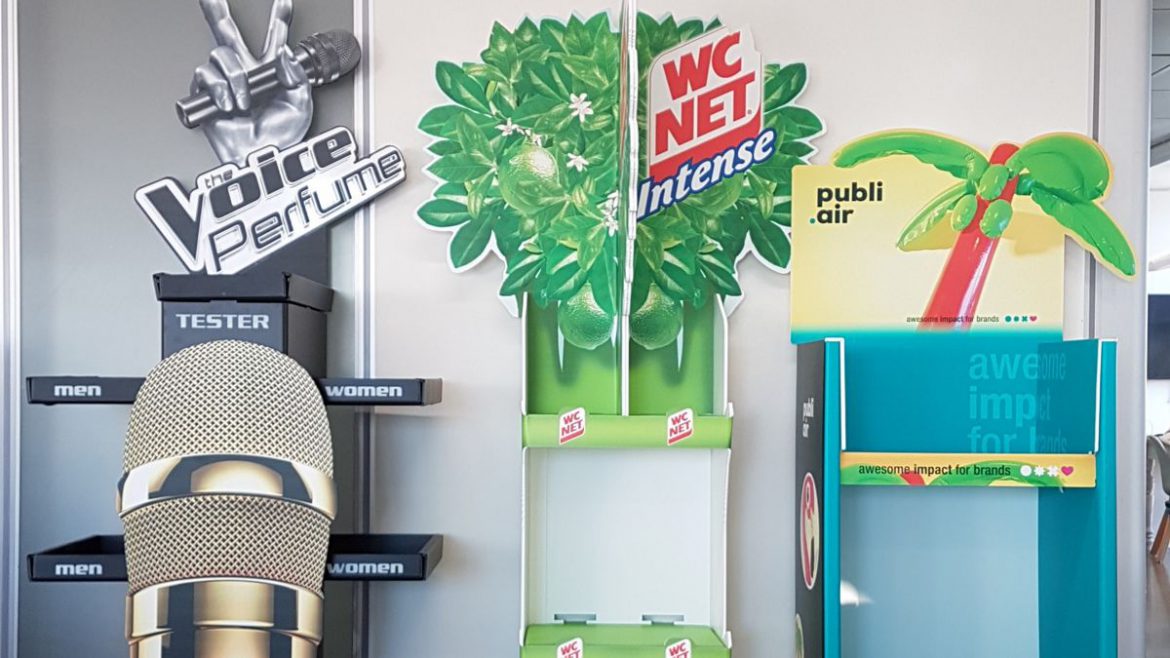 pos materiaal displays publi air