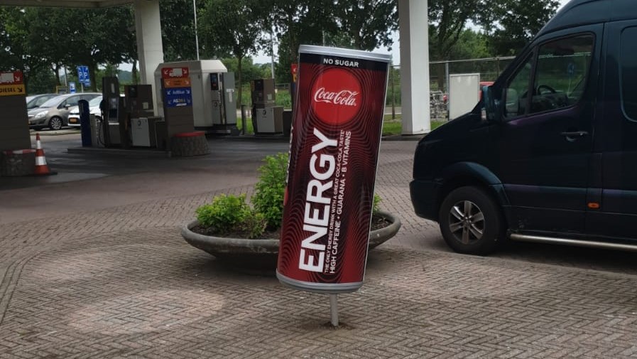 Reclame tankstations publi air