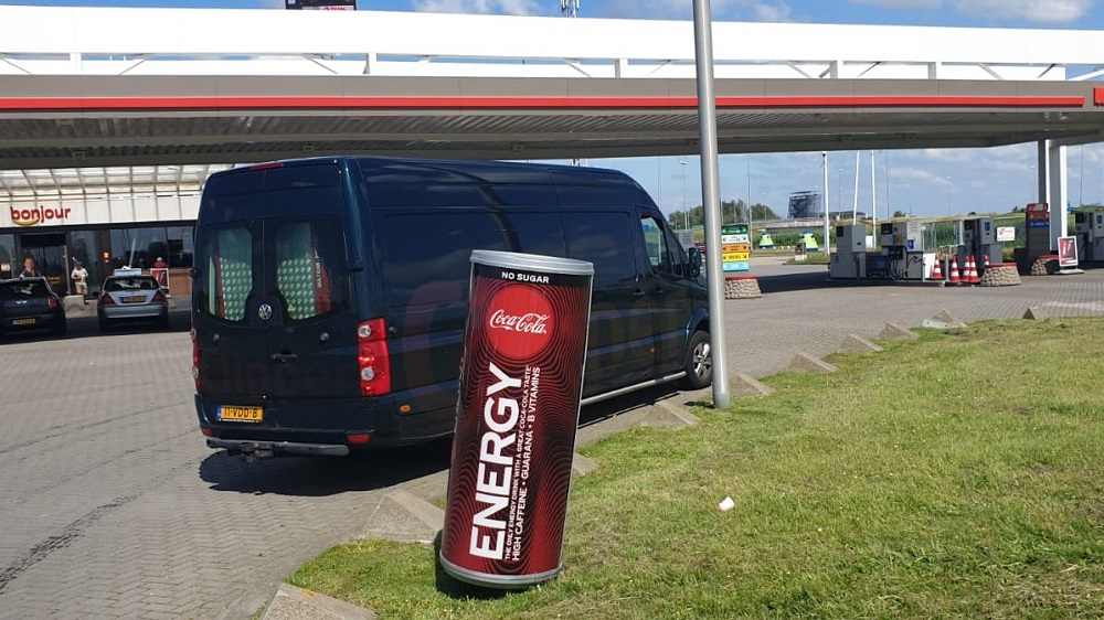 Reclame tankstations publi air