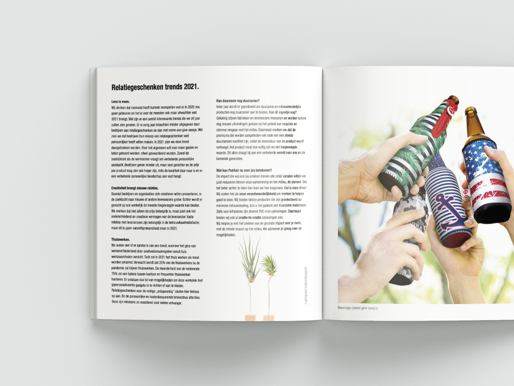 Relatiegeschenken en premiums trends 2021