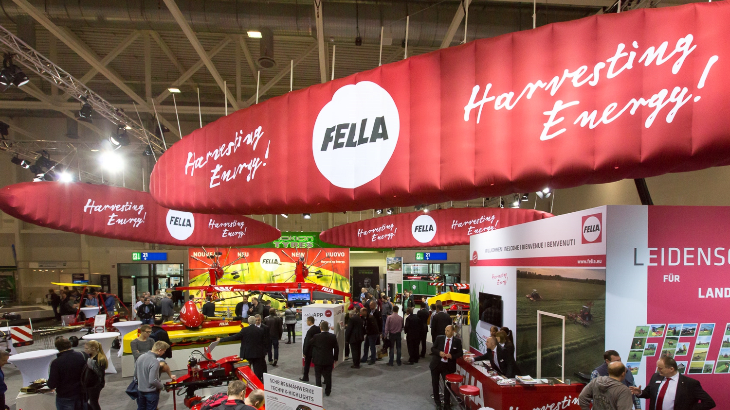 opblaasbaar logo - beurs aankleding - Fella