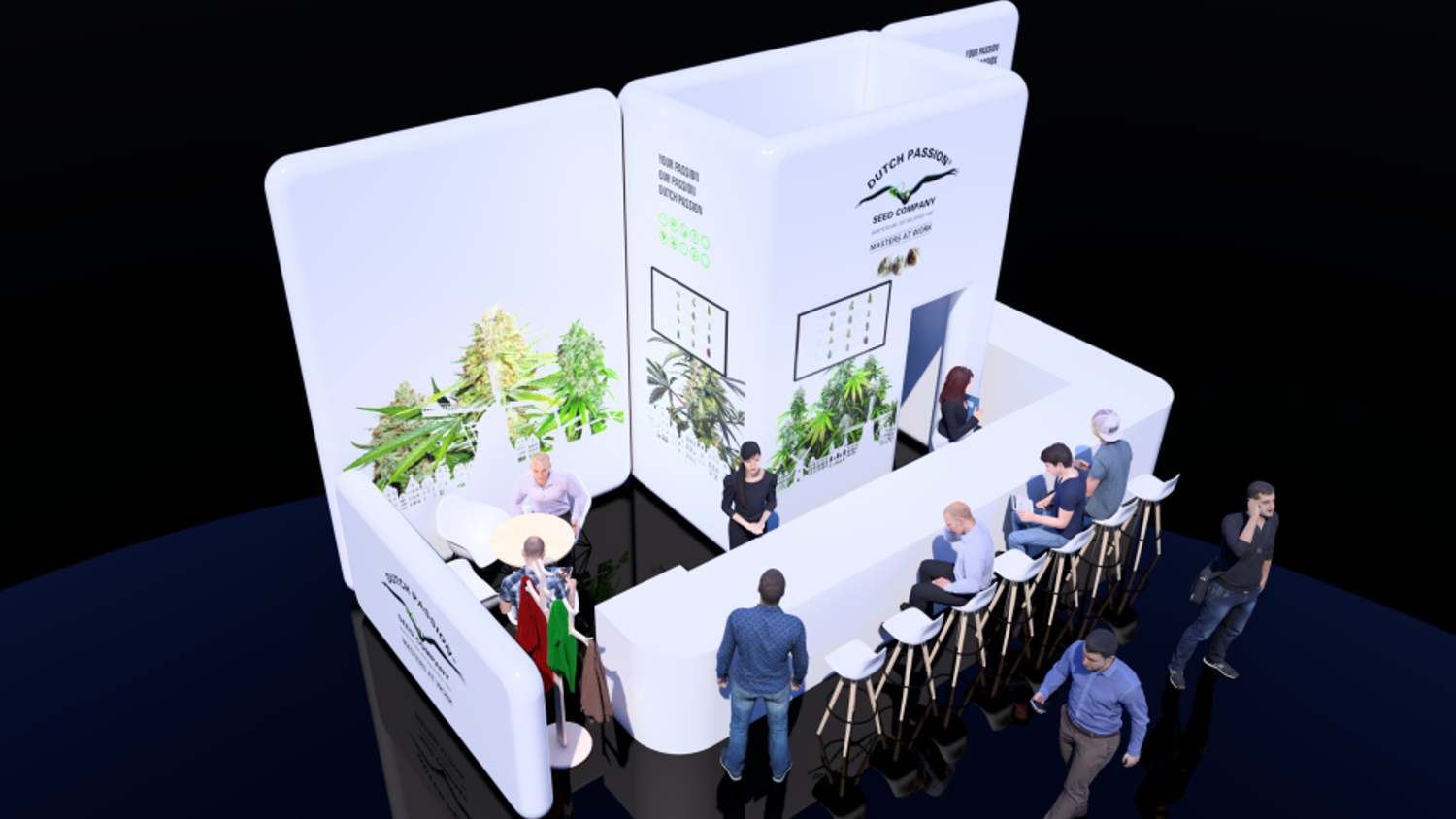 opblaasbare beurs stand - Air stand - beurs aankleding